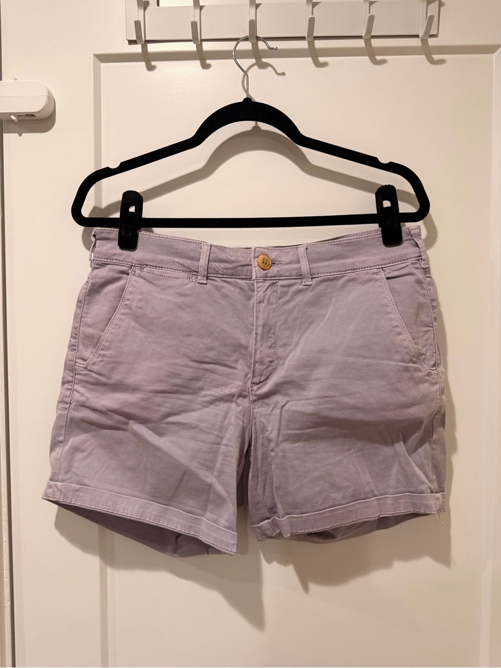 Anthropologie Lavender Chino Shorts